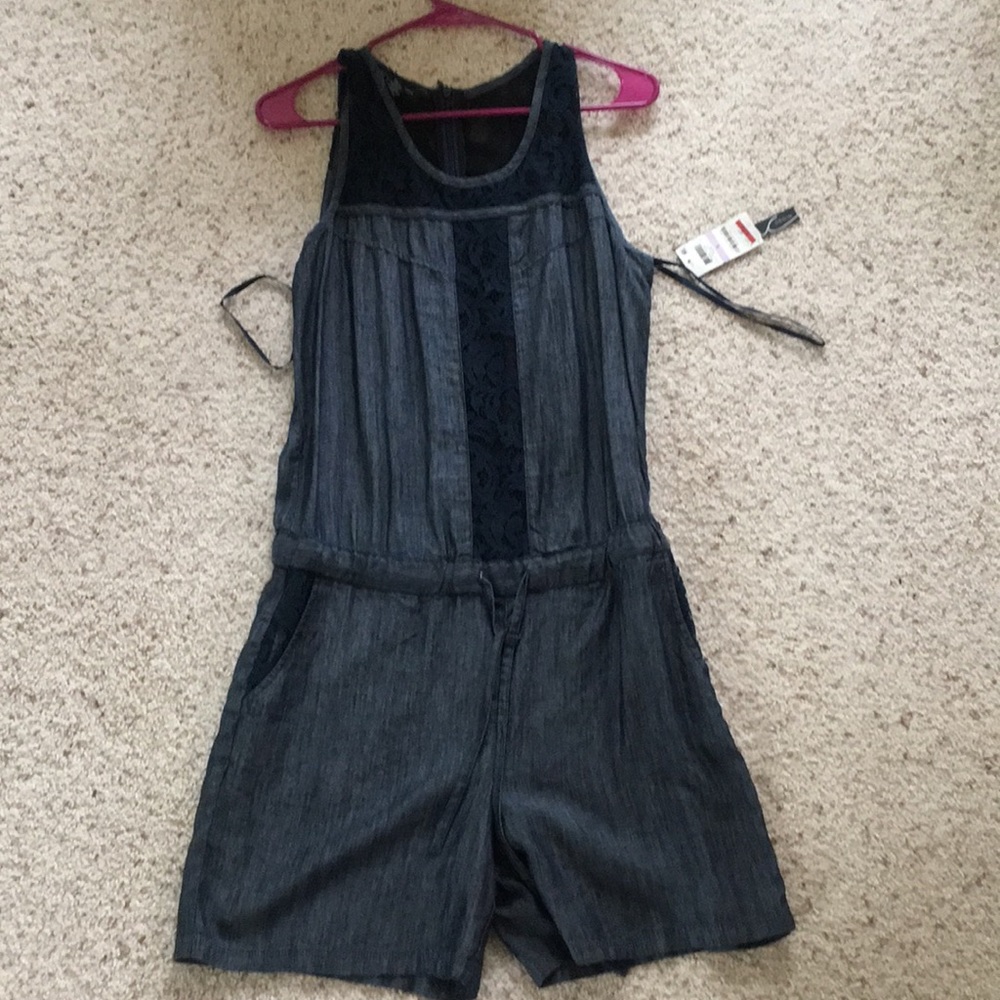 Chambray romper